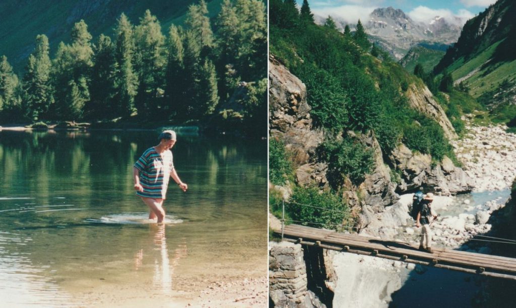 Füsse baden und kriminelle Brücklein